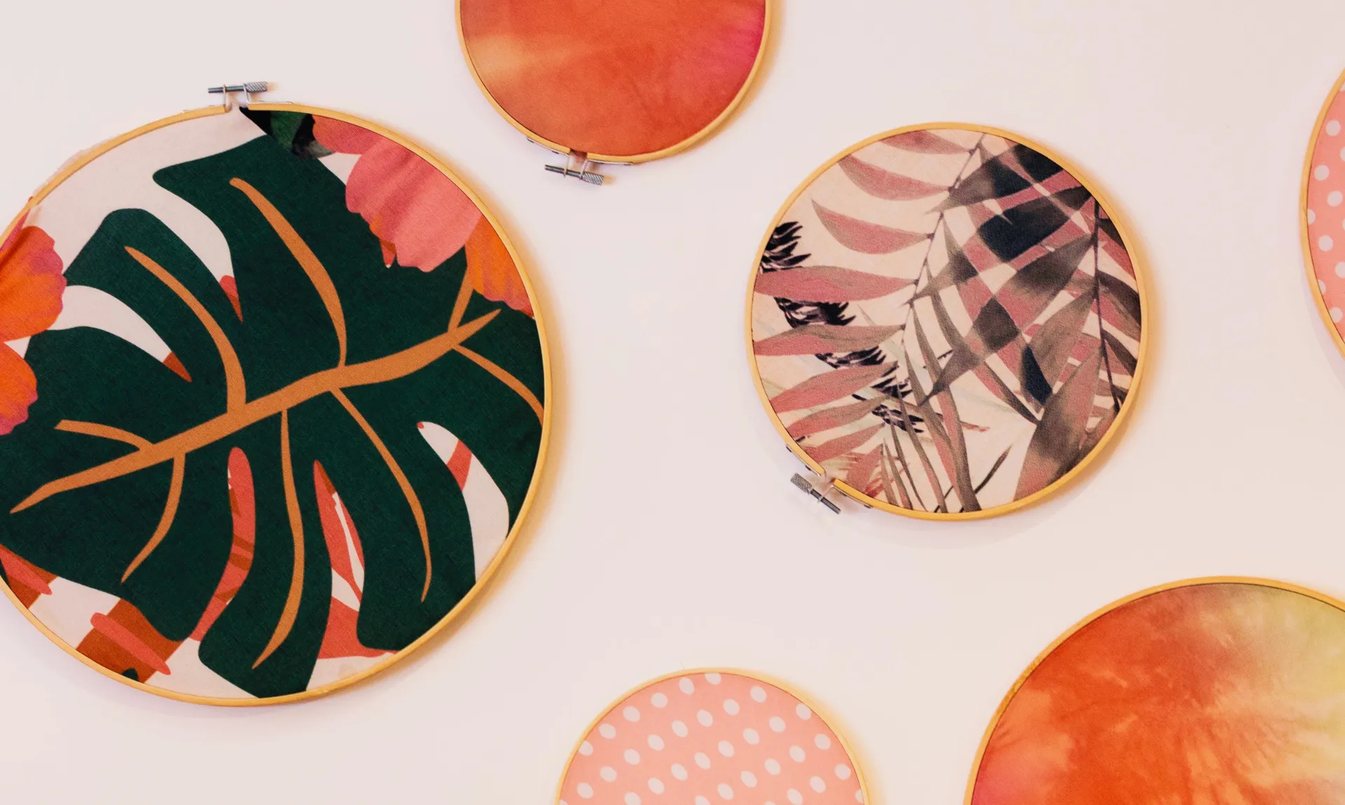 diy wall decor with fabric