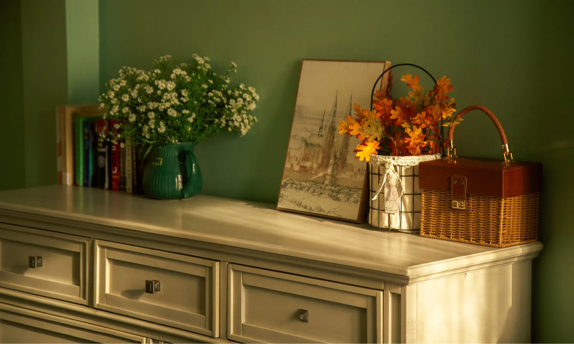fall decor for cozy space