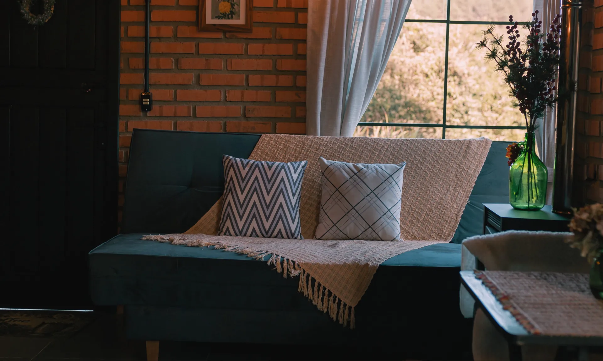 living room decor for fall